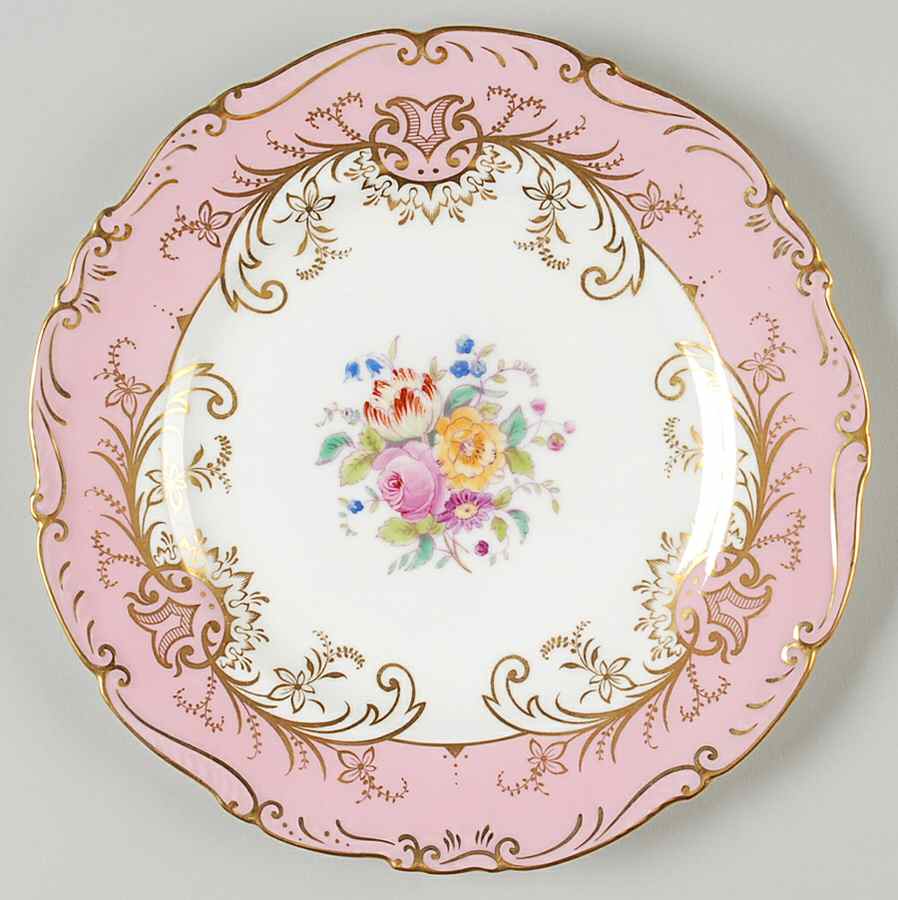 Sandringham Pink Luncheon Plate by Coalport-1