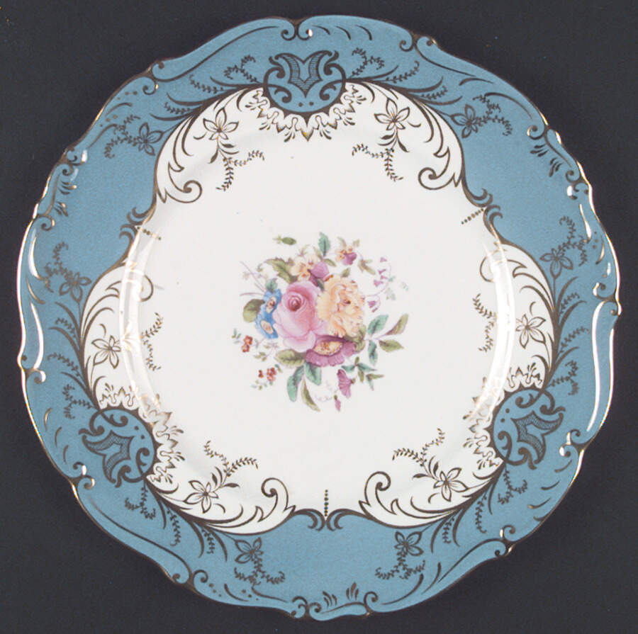 Sandringham Turquoise Dinner Plate by Coalport-1