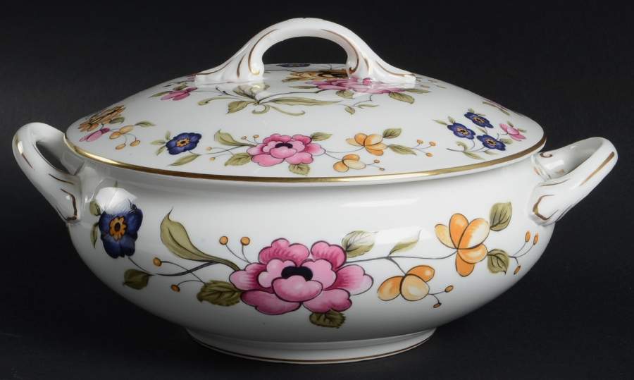 San Remo Round Covered Vegetable by Coalport-1