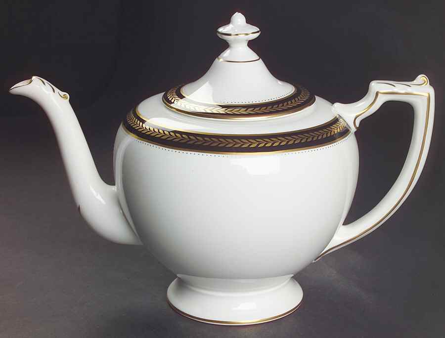 Sable Wheat Teapot & Lid by Coalport-1