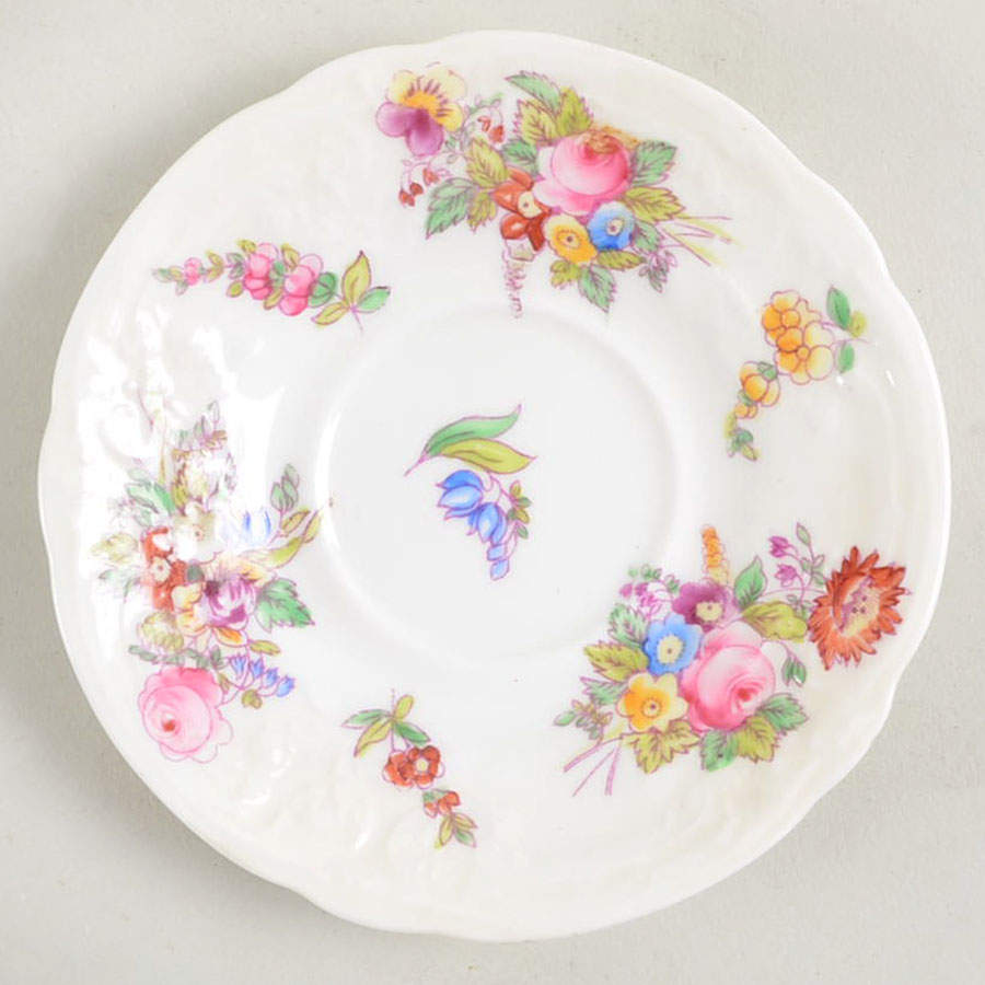 Sevres Group (Embossed, No Trim) Saucer for Demitasse Cup by Coalport-1