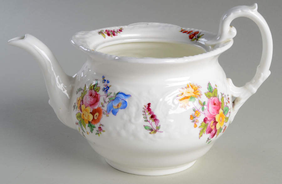 Sevres Group (Embossed, No Trim) Teapot No Lid by Coalport-1