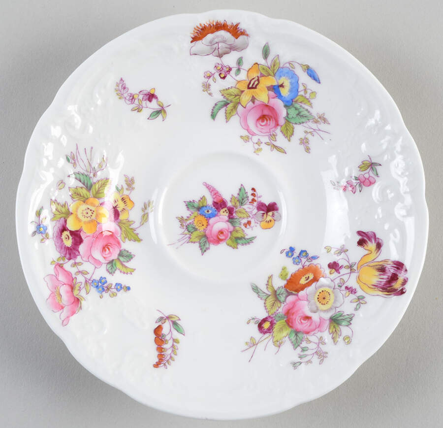Sevres Group (Embossed, No Trim) Saucer for Flat Cup by Coalport-1