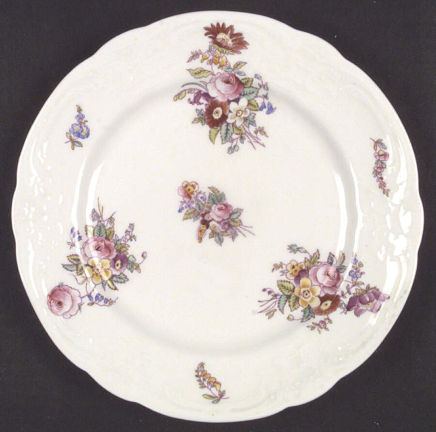 Sevres Group (Embossed, No Trim) Dinner Plate by Coalport-1