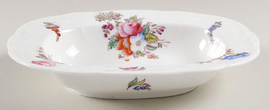 Sevres Group (Embossed, No Trim) 8" Oval Vegetable Bowl by Coalport-1
