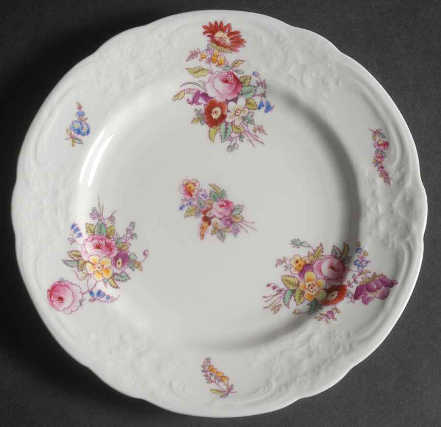 Sevres Group (Embossed, No Trim) Luncheon Plate by Coalport-1