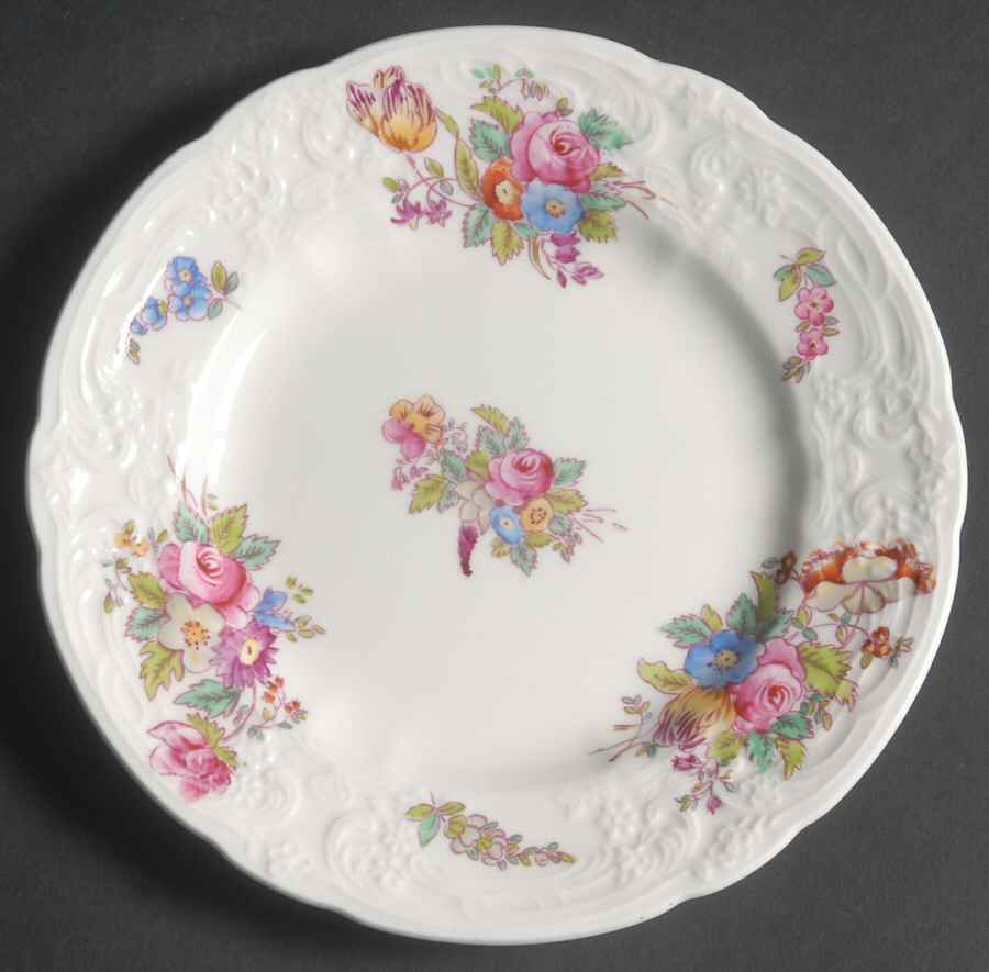 Sevres Group (Embossed, No Trim) Dessert/Pie Plate by Coalport-1