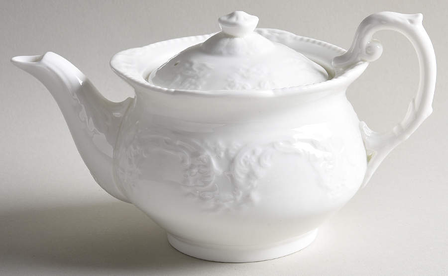 Sevres White Mini Teapot & Lid by Coalport-1