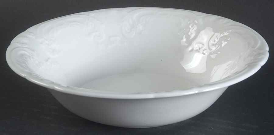 Sevres White Coupe Cereal Bowl by Coalport-1