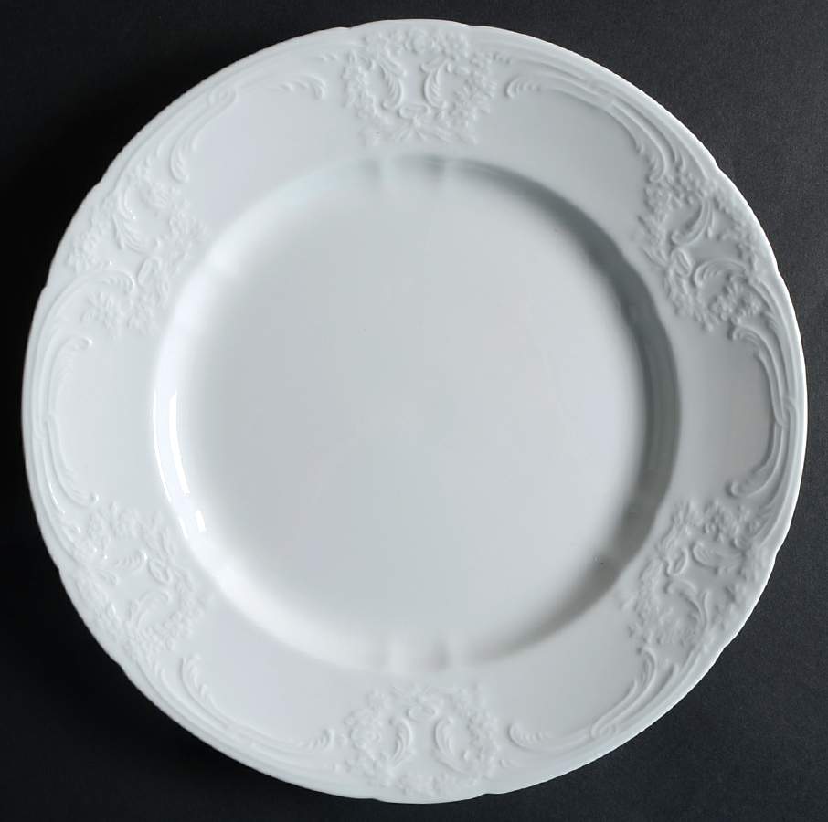 Sevres White Dinner Plate by Coalport-1