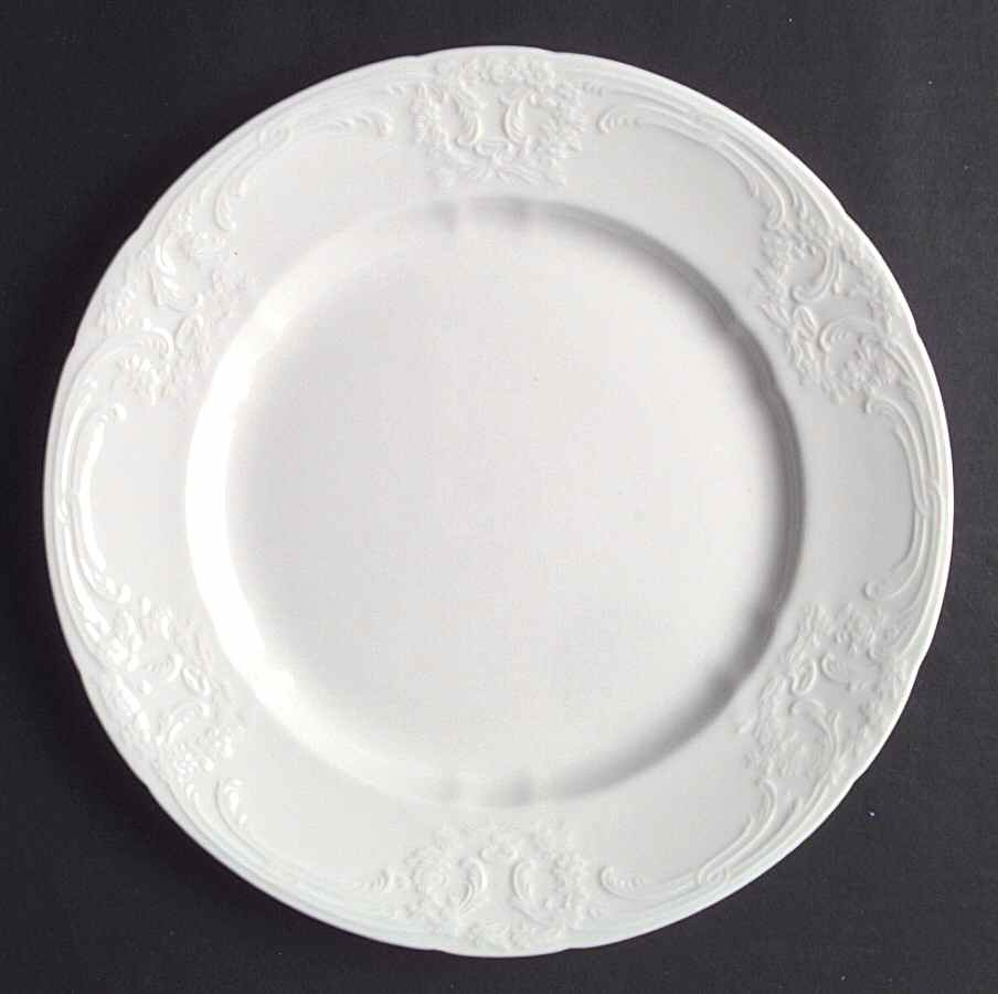 Sevres White Dinner Plate by Coalport-1