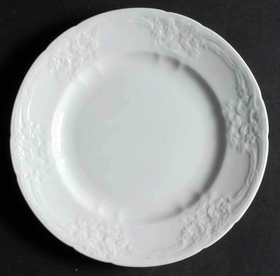 Sevres White Salad Plate by Coalport-1
