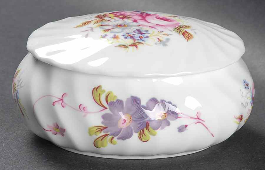 Shrewsbury Powder Box with Lid by Coalport-1