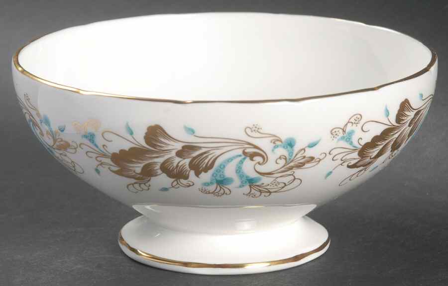 Strange Orchid (White Background) Open Sugar Bowl by Coalport-1