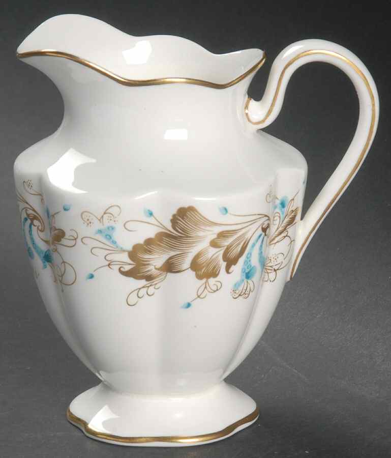 Strange Orchid (White Background) Creamer by Coalport-1