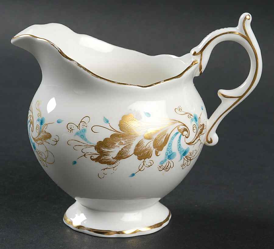 Strange Orchid (White Background) Creamer by Coalport-1