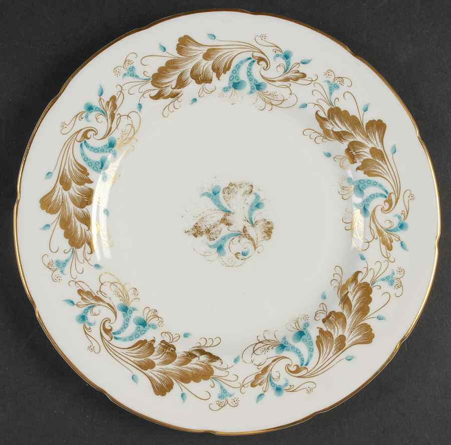 Strange Orchid (White Background) Luncheon Plate by Coalport-1