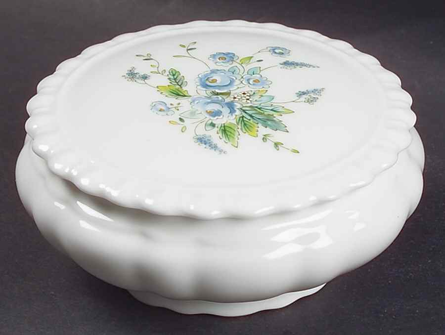 Tintern Powder Box with Lid by Coalport-1