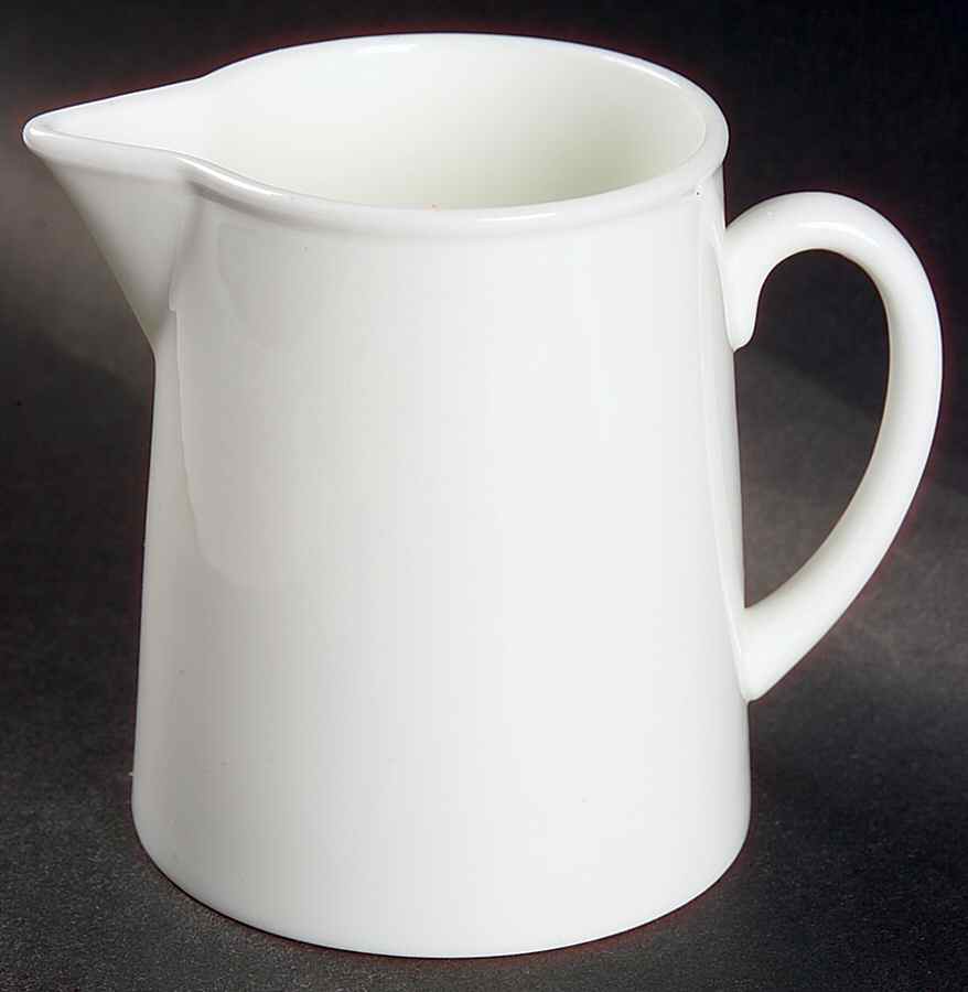 Tiffany White Creamer by Coalport-1