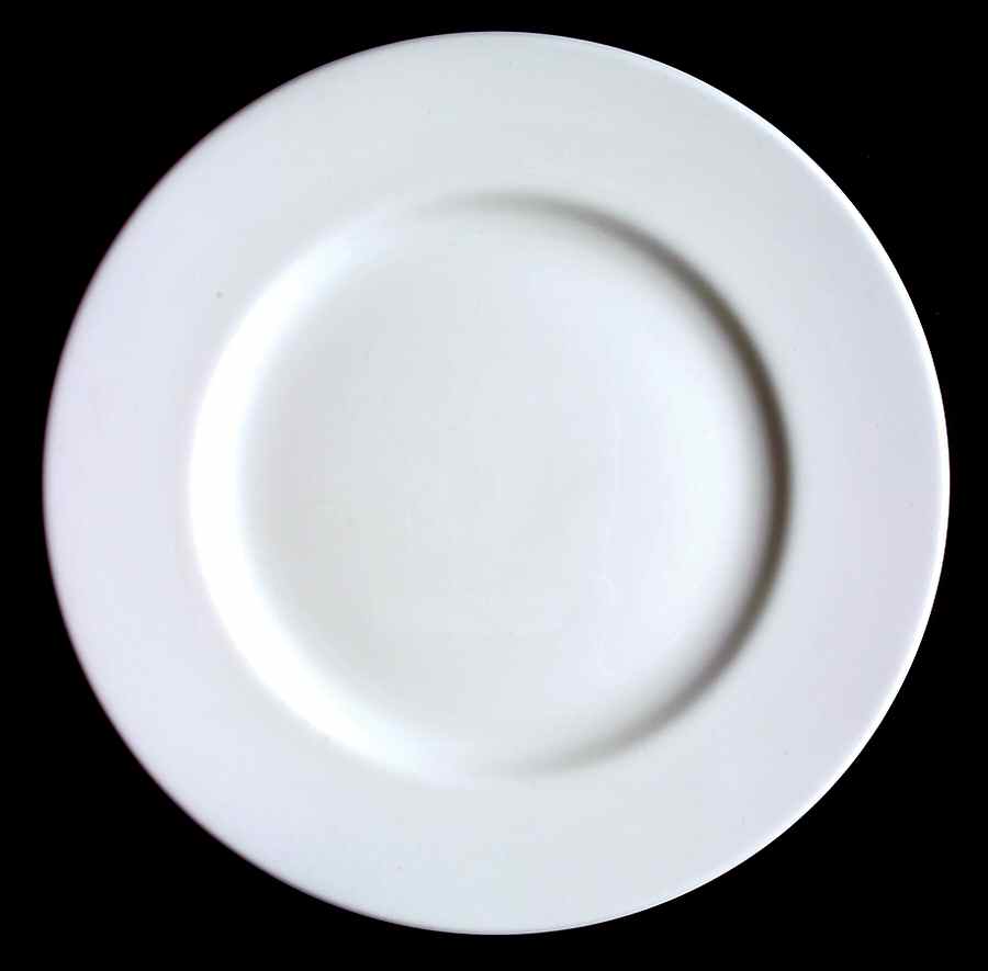 Tiffany White Dinner Plate by Coalport-1