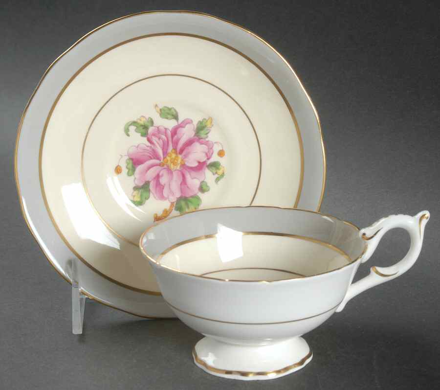 Tomorrow Footed Cup & Saucer Set by Coalport-1