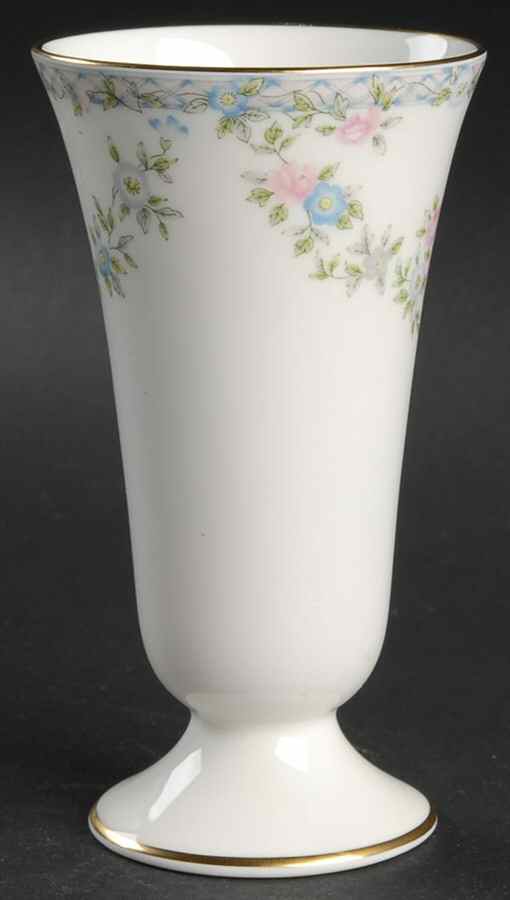 Trellis Rose 5" Vase by Coalport-1