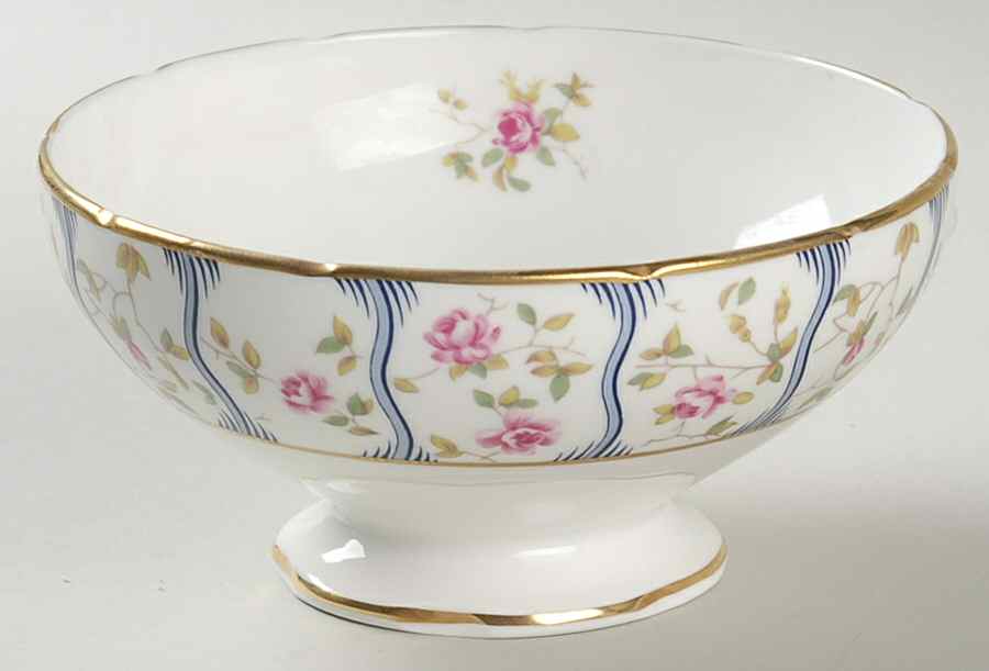 Trellis Rose Open Sugar Bowl by Coalport-1