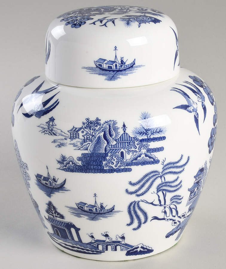 Willow Large Ginger Jar & Lid by Coalport-1