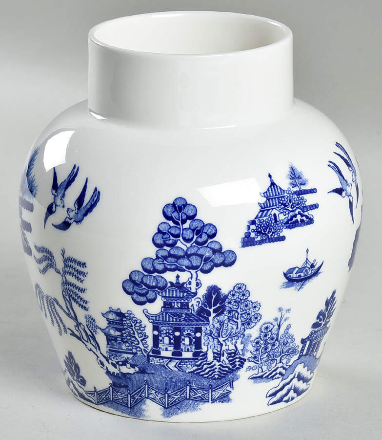 Willow Medium Ginger Jar No Lid by Coalport-1