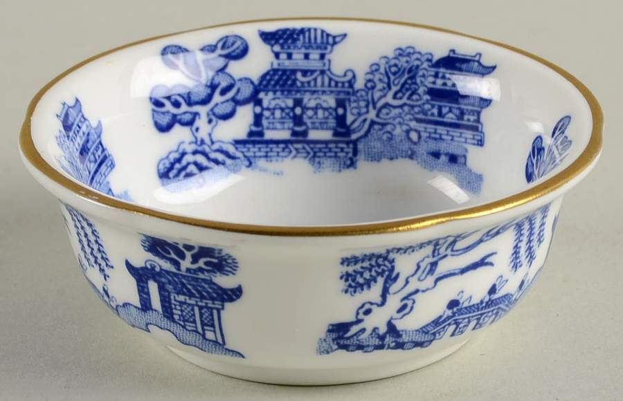 Willow Salt Dip by Coalport-1