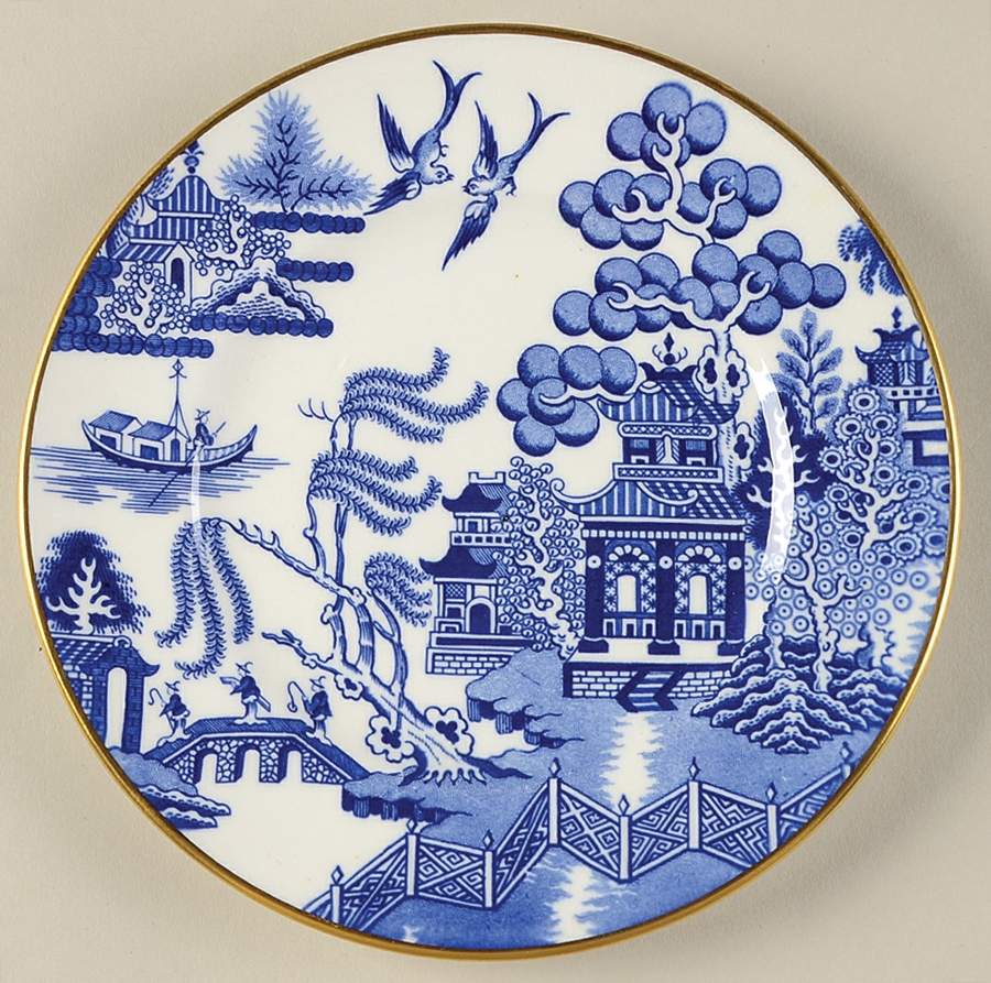 Willow Bread & Butter Plate by Coalport-1