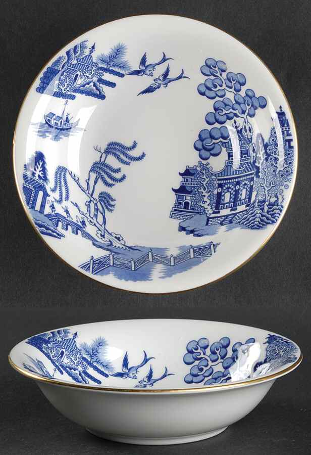 Willow Coupe Cereal Bowl by Coalport-1