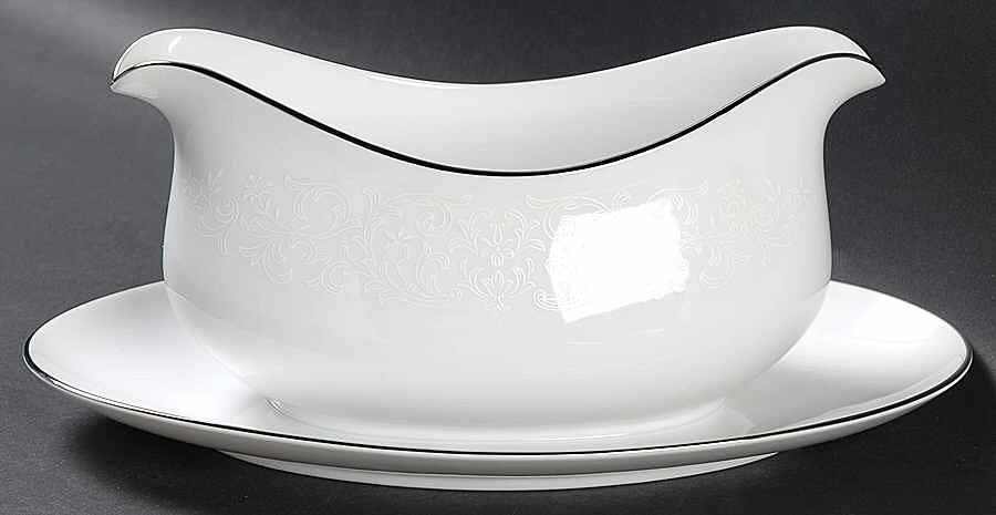 Chantilly Lace Gravy Boat with Attached Underplate by BIA Cordon Bleu-1