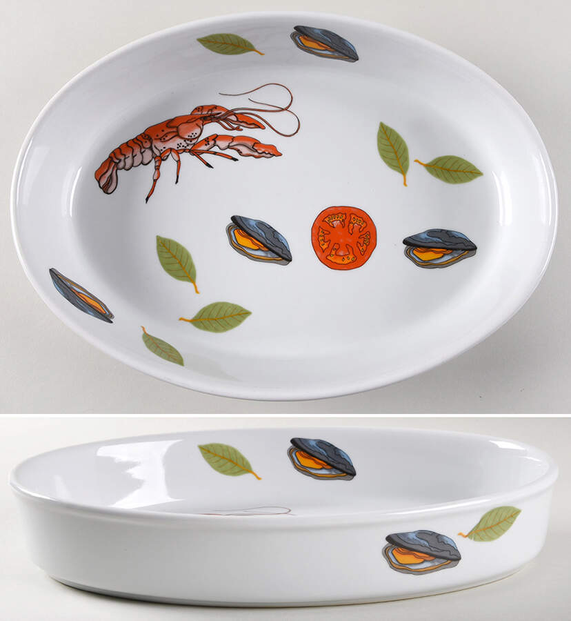El Mar 13" Oval Baker by BIA Cordon Bleu-1