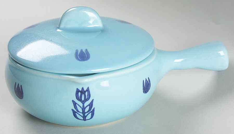 Dutch Blue Individual Casserole & Lid by Cameron Clay Product-1