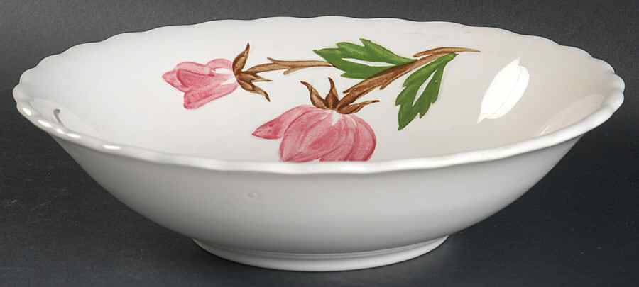 Green Arbor (Cream) 9" Round Vegetable Bowl by Continental Kilns-1