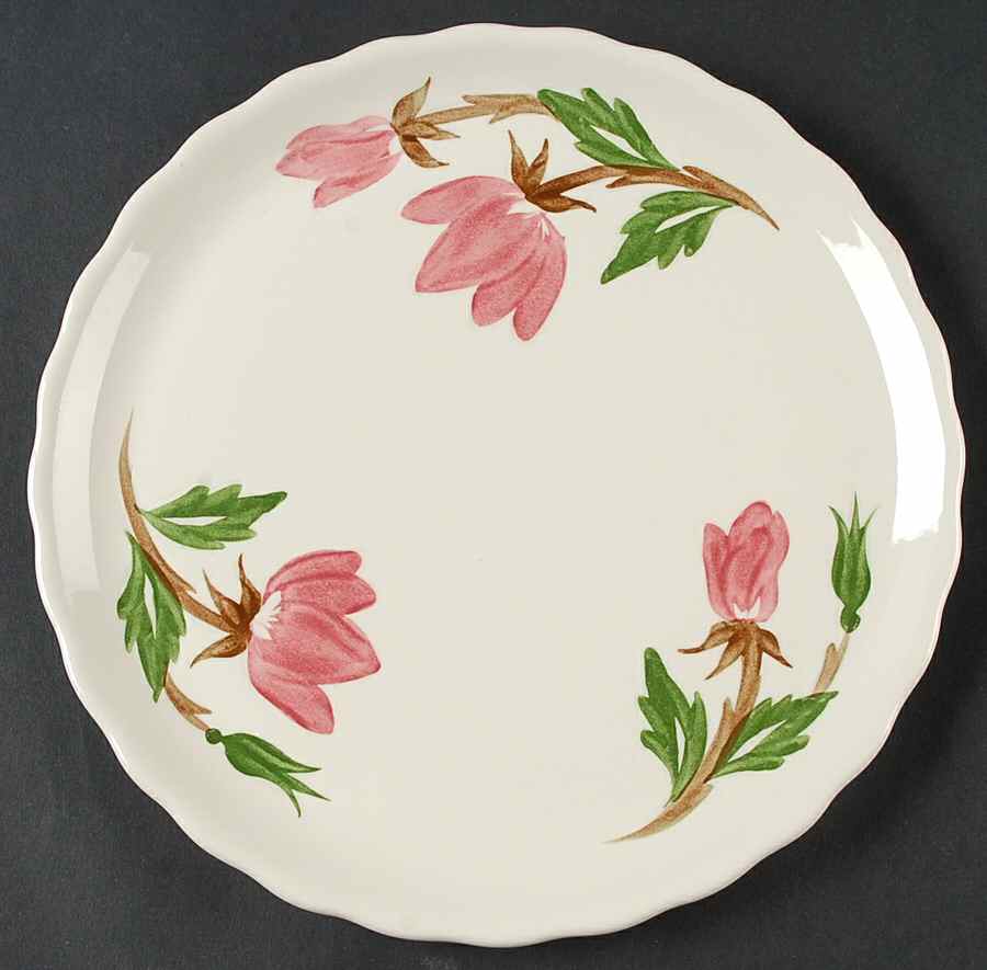Green Arbor (Cream) Luncheon Plate by Continental Kilns-1