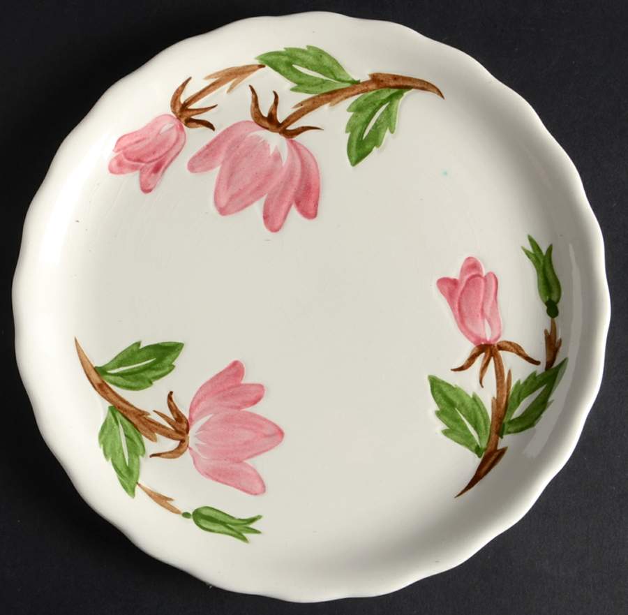Green Arbor (Cream) Salad Plate by Continental Kilns-1