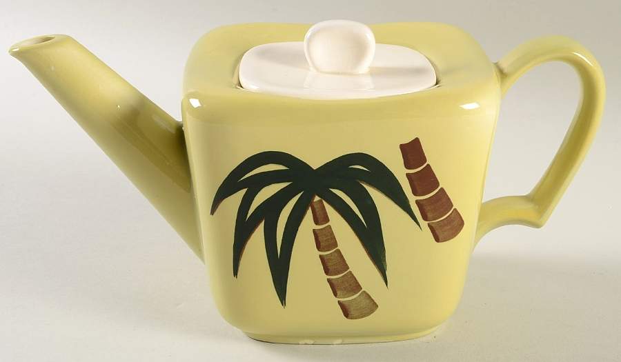 Tahiti Teapot & Lid by Continental Kilns-1