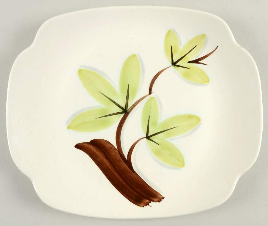 Woodleaf 11" Oval Serving Platter by Continental Kilns-1