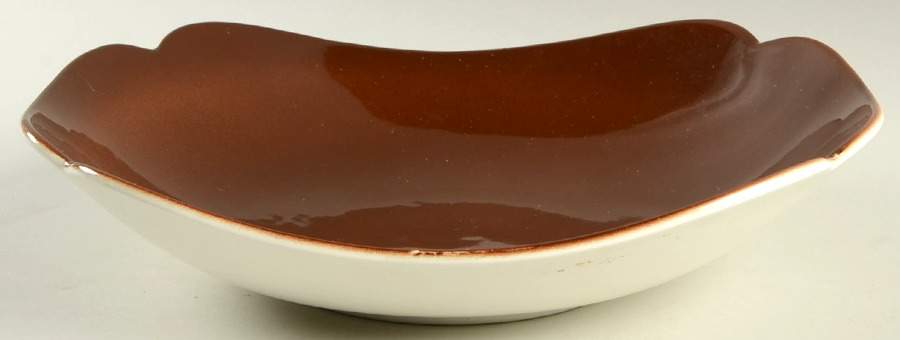 Woodleaf 10" Oval Vegetable Bowl by Continental Kilns-1