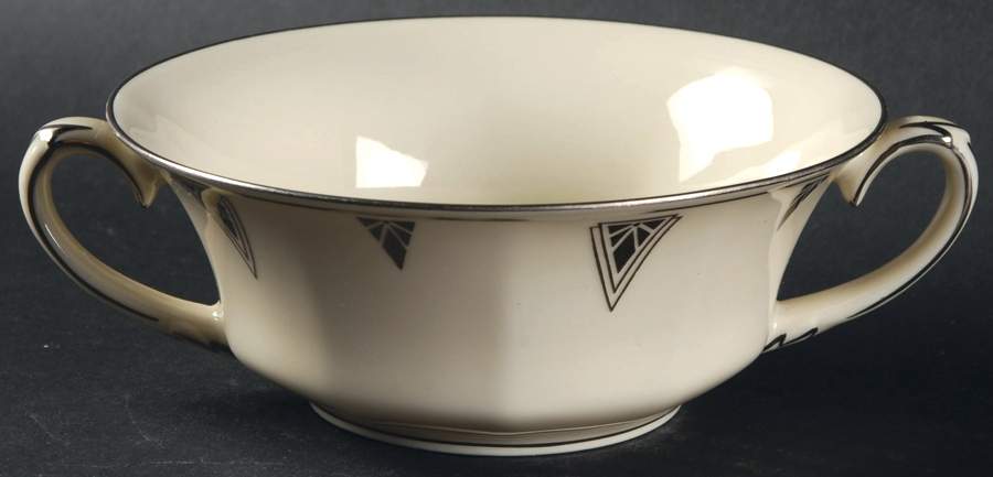Deauville (Cream, 10 Sided) Flat Cream Soup Bowl by Community-1