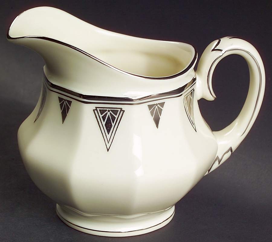 Deauville (Cream, 10 Sided) Creamer by Community-1