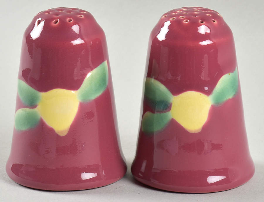 Rosebud Salt & Pepper Set by Coors Pottery-1