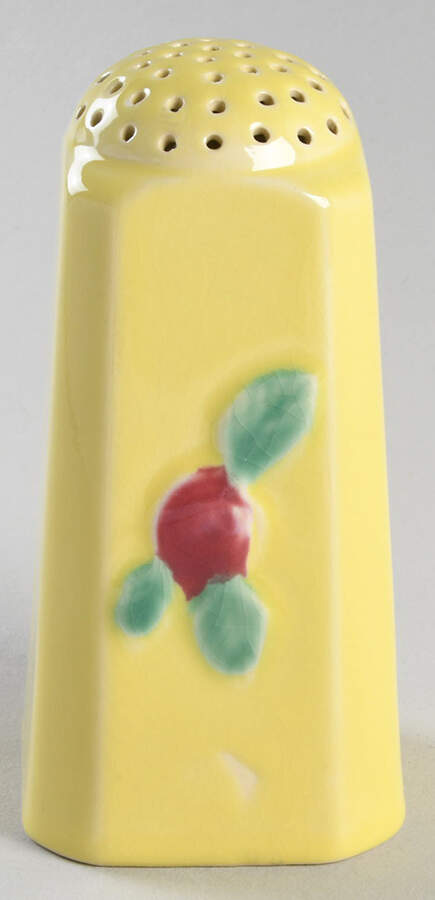 Rosebud Oversized Salt Shaker by Coors Pottery-1
