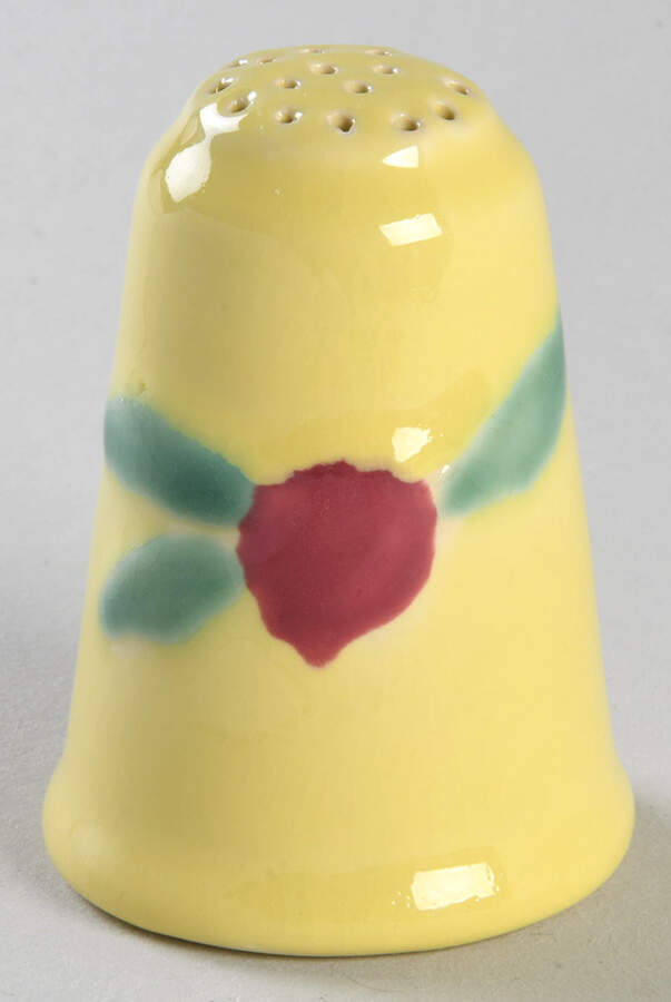 Rosebud Salt Shaker by Coors Pottery-1