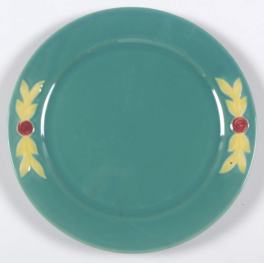 Rosebud Luncheon Plate by Coors Pottery-1