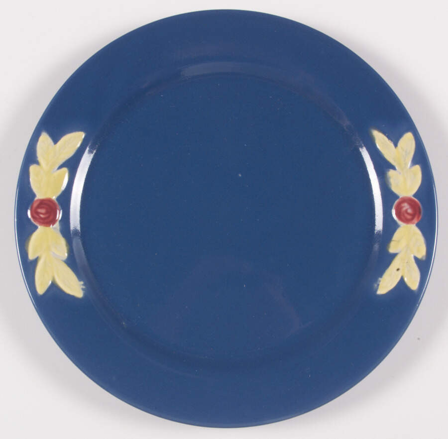 Rosebud Luncheon Plate by Coors Pottery-1