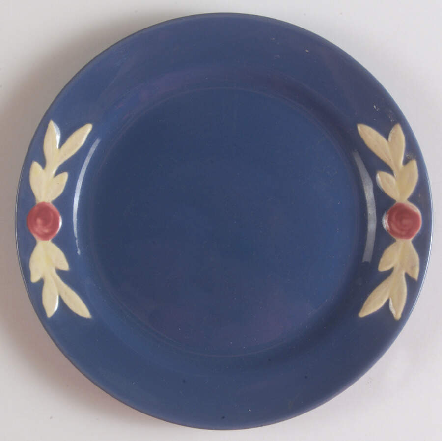 Rosebud Dessert/Pie Plate by Coors Pottery-1