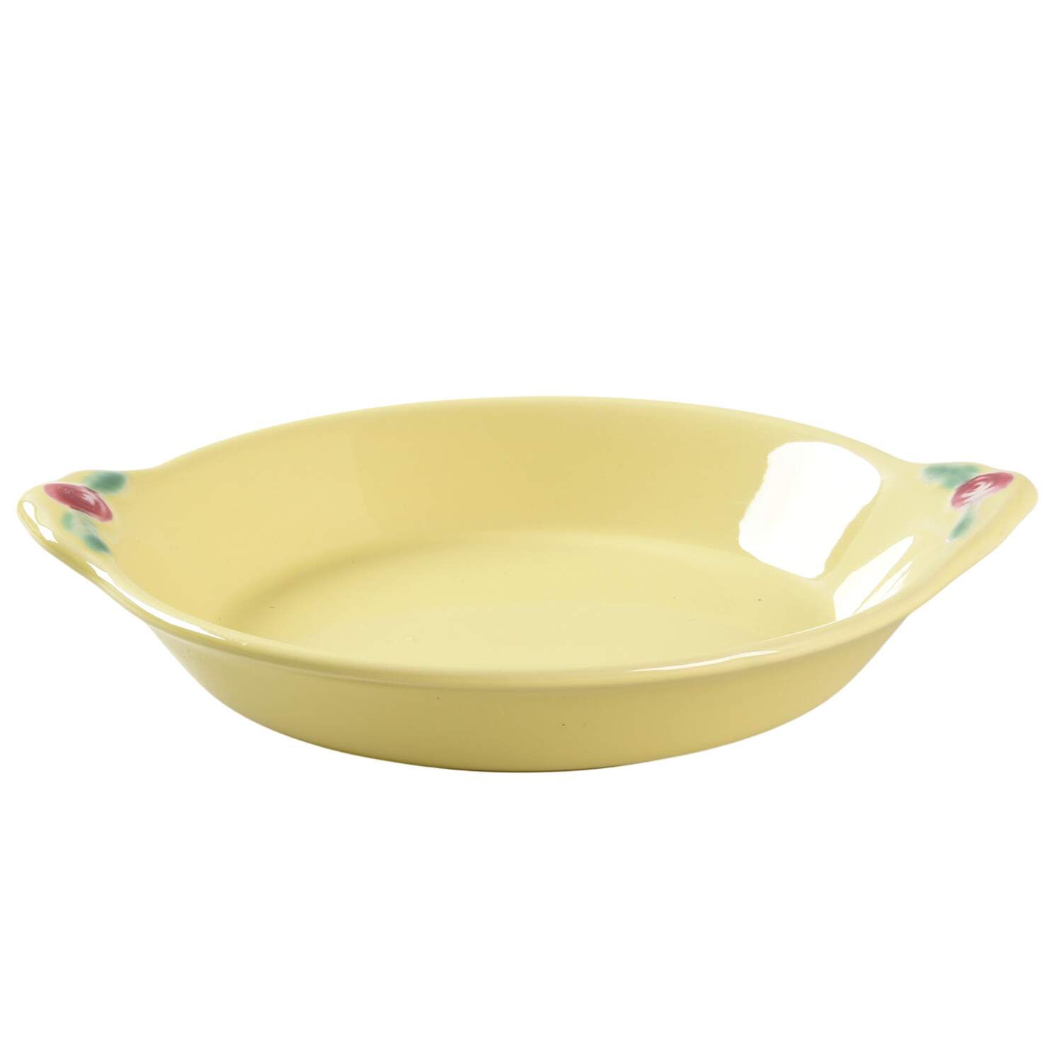 Rosebud 7" Shirred Egg Dish by Coors Pottery-1